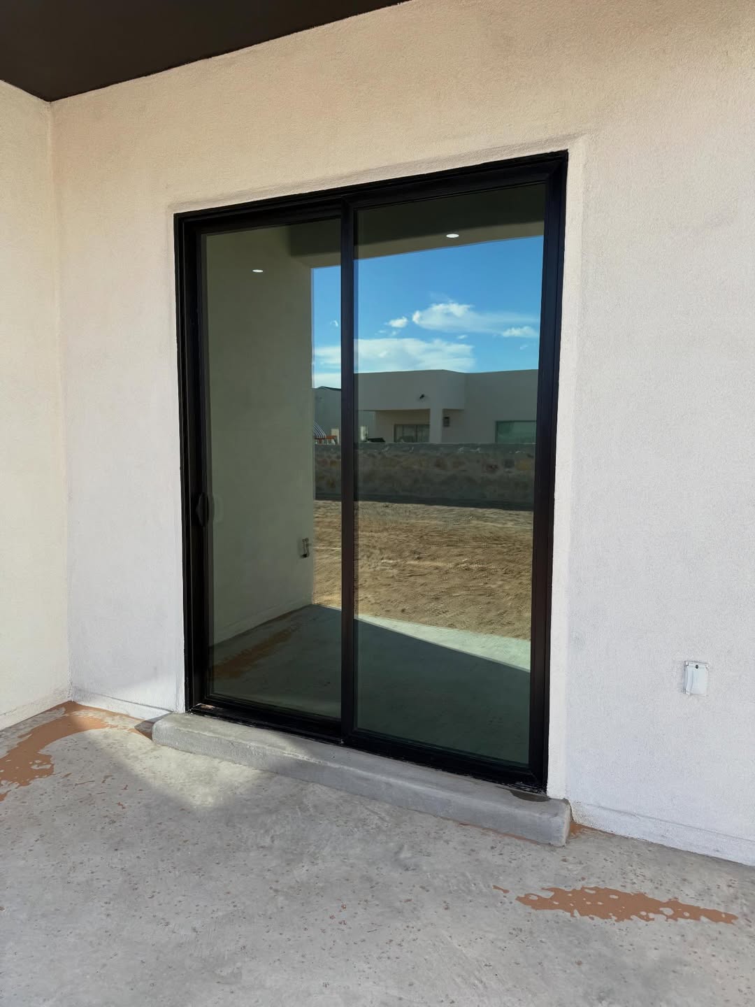 Residential sliding door window tinting El Paso — PMT Tint