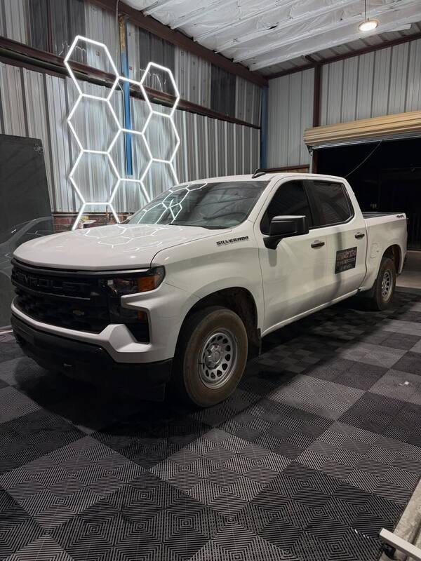 Automotive ceramic window tint El Paso — 2022 Silverado by PMT Tint